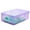 Purple, variant on Moocorvic Large Shoe Organizer Storage Boxes for Closet,Clear Plastic Stackable ShoeContainers Bins with Lids,Great Substitute for Shoe Rack,Space for Entryway