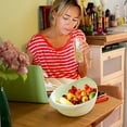 thumbnail image 4 of Meitianfacai Kitchen Multifunctional Rice Washer Vegetable Basket Lazy Products Draining And Washing Rice Sieve With Dense Holes Multi-purpose Plastic Rice Washing Bas, 4 of 5