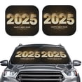 thumbnail image 2 of Honeii Happy New Year 2025 E Print Foldable Car Sun Shade for Windshield, 2-Piece UV Protection Shade, Protects Car Interior, Ideal for Cars, Trucks, SUVs-Small, 2 of 6
