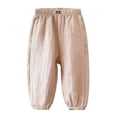 thumbnail image 3 of LIBRCLO Girls Boys Pants Size 1-2Y Mosquito-Repellent Elastic Bottom Summer Pants Casual Breathable Lightweight Kids Clothes, 3 of 6