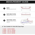thumbnail image 3 of YIJIA Recliner Plain Stretch Sofa Cover L Shape Washable Corner Sofa Cover for Living Room Modern Pattern, 3 of 5