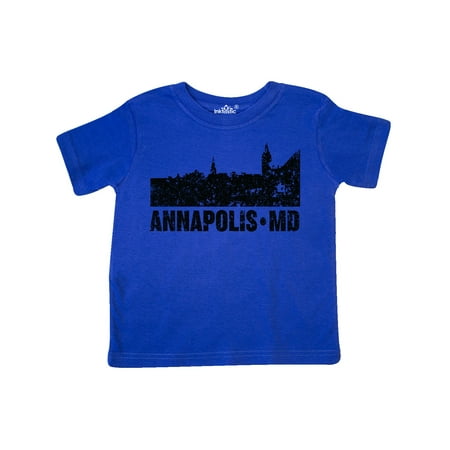 

Inktastic Annapolis Skyline Grunge Gift Toddler Boy or Toddler Girl T-Shirt