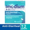Imodium A-D Diarrhea Relief Caplets, Loperamide Hydrochloride, 12 Count