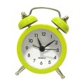 thumbnail image 4 of Despertador de alimentado por batería, campana gemela , relojes de noche con repetición, 6 colores Verde Zulema Reloj despertador de escritorio, 4 of 6