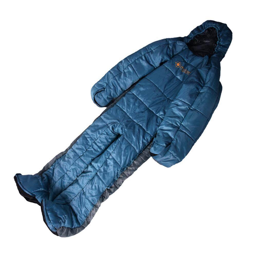 thinsony Adult Full Body Wearable Sleeping Bag with zippers for Outdoor Travel XL Walmart