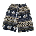 thumbnail image 3 of Pantalones cortos de playa Hombres Mujeres Pantalones cortos hippie Poliéster Cintura elástica Calzoncillos de moda Troncos de playa Patrón de Amarillo SM SunniMix Pantalones de playa, 3 of 8