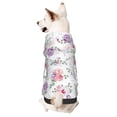 thumbnail image 1 of Balery Rose Flower B Sudadera con Capucha para Perros Pequeños – Ropa para Mascotas, Disfraz para Perros y Gatos, Ideal para Fiestas y Cosplay-X-Small, 1 of 7