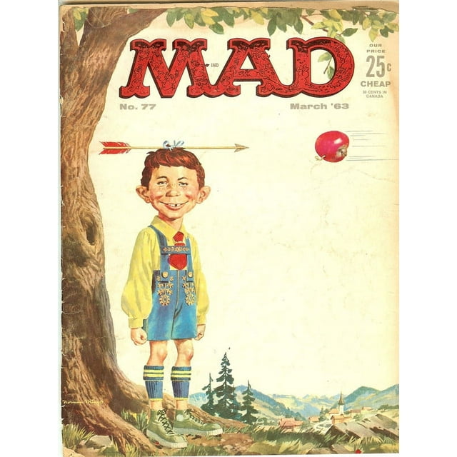 MAD Magazine No 77 Mars 1963 (Couverture Détachée en Mauvais État)