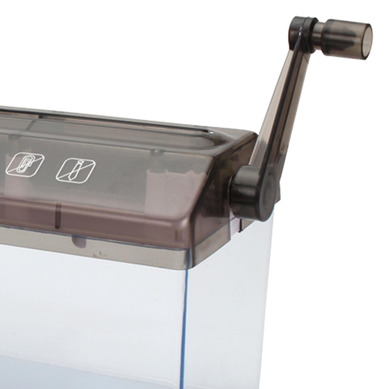 Yunhgft Mini A4 Paper Shredder Documents Cutting Tool Manual Shredder Desktop Stationery