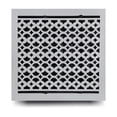 thumbnail image 1 of 12” x 12” VR-100 Floor Vent Cover / Register with Damper – Decorative Cast Aluminum Tudor Mushroom Design, Handcrafted, Powder Coated, Repaintable for Floors, Walls & Ceilings, 1 of 10