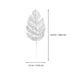 thumbnail image 2 of GOOHOCHY 10 exquisitas hojas de palma artificiales navideñas, hojas de monstera, decoración navideña de plantas., 2 of 7