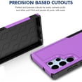 thumbnail image 6 of for Samsung Galaxy S22 Ultra Case: Dual Layer Protective Heavy Duty Cell Phone Cover Shockproof Rugged with Screen Protector - Military Protection Bumper Tough - Samsung Galaxy S22 Ultra 5G, Purple, 6 of 16