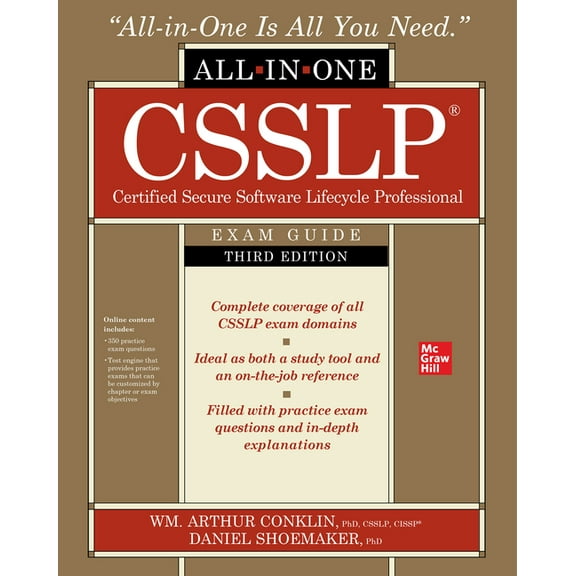 Csslp Certified Secure Software Lifecycle Professional All-In-One Exam Guide, Third Edition, (Paperback)
