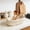 B, variant on Boho Bedroom Decor Woven Storage Basket, Macrame Rope Bin with Tassels & Twisted Handles, Oval Organizer for Makeup, Perfume, Bathroom Vanity & Desk Countertop