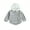 Grey, variant on Toddler Baby Plaid Jacket Baby Boy GIrl Flannel Hoodies 6M 12M 18M 24M 3Y 4Y Zip Up Hooded Fall Winter Outerwear Coat