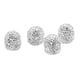 thumbnail image 2 of 4pcs 15mm Bling Valve Caps, Universal Car Motorcycle Tire Decoration, Silver, 2 of 3