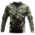 thumbnail image 3 of Sudadera con capucha con la bandera de Ucrania y el emblema nacional con estampado 3D, sudaderas unisex para hombre y mujer, sudadera con capucha de gran tamaño, abrigo tipo pulóver a la moda para niñ, 3 of 5