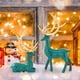thumbnail image 1 of Christmas Resin Crafts European And American Style Home Decoration Electroplating Couple Deer Living Room TV Cabinet Home Furnishings, 1 of 5