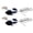 Black, variant on BESTSKY 2Pcs Flapping Bird Cat Toy,Pearl Bird Feathers Bird Cat Toy,Non-Damaging Safe Design Cat Bird Toy Flapping,Green