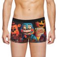 thumbnail image 5 of Calzoncillos tipo bóxer elásticos de seda de leche transpirables con estampado de dibujos animados de Five Nights at Freddy's en 3D, 5 of 5