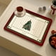 thumbnail image 1 of Tapete navideño de diatomeas, fácil de cuidar, absorbente, para la mesa de la cocina, aislante térmico, decoración navideña para fiestas. Individual de poliéster., 1 of 6