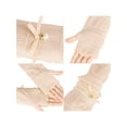thumbnail image 5 of INSPIRE CHIC Women's Outdoor Sun Block Long Arm Sunscreen Sleeves Fingerless Gloves, 5 of 5
