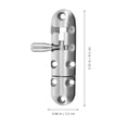 thumbnail image 2 of HINTRMENT 1Pcs Door Bolt Lock Stainless Steel Security Locking for Home Use, 2 of 7