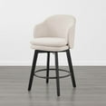 thumbnail image 4 of CHITA Modern Swivel Counter Height Bar Stools with Arm Set of 2, 4 of 12