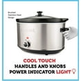 thumbnail image 3 of Courant CSC-8525ST 8.5qt Oval Slow Cooker S. Steel, 3 of 9
