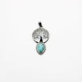 thumbnail image 1 of Nvzi Colgante de collar, hecho a mano para collares de hombres y mujeres, colgante en forma de gota de árbol de la vida (azul claro), 1 of 5