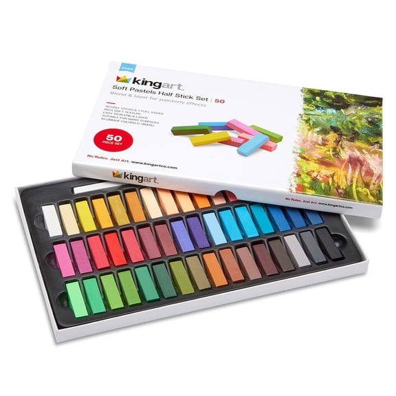 Soft Pastels Half Sticks 50 pc