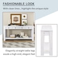 thumbnail image 4 of Table Console Table de Sofa avec Tiroirs de Rangement et Tablette Inférieure, Table d'Entrée Moderne pour Couloir Salon Vestibule, Meuble de Maison Robuste et Élégant, 4 of 10