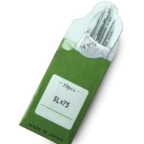 Teamwork 10 Titanium HAX130N Top-Stitching Flat Shank Home Sewing Machine Needles