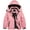 Coral Pink, variant on GEMYSE Girls' Waterproof Ski Jacket Windproof Winter Coat with Fleece Lining and Hood(Light Purple,10/12)