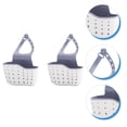 thumbnail image 3 of Shisuyan 2Pack Kitchen Sink Accessories Beige Plastic For Drainage And Storage With Double Layer Design, 3 of 9