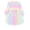 Rainbow, variant on Arshiner Tulle Dress Toddler Girls Puff Long Lantern Sleeves Fall Winter Tutu Party Dresses with Tie Belt