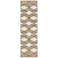 thumbnail image 3 of SAFAVIEH Trace Adrasteia Geometric Hexagons Wool Area Rug, Blue/Ivory, 4' x 6', 3 of 7