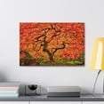thumbnail image 6 of Japanese Maple Tree In Autumn Canvas Wall Art for Home Decor Ready-to-Hang, 6 of 13