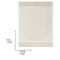 thumbnail image 5 of Livabliss Washable Rugs for Living Room, 5x7 Fossay Shag Global Light Beige Area Rug, Bedroom Dining Room Home Decor Stain Resistant Carpet (5'3" x 7'), 5 of 7