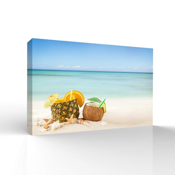 Wall26-Canvas Wall Art-Beach-Giclee Painting Wall Bedroom Living House Decoration Home Art - 16x24 inches