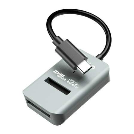 10Gbps M.2 NVME SSD Enclosure Case Type-C M2 PCIE NVME SSD Adapter Tool-Free Supports2230/42/60/80/22110