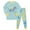 A126-Light Blue, variant on Hessimy Toddler Boys Girls Spring Summer Cute Pattern Print 2Pcs Long Sleeve Soft Sleepwear Pants Pajamas Set, Infant Casual Set(Light Green,5-6 Years)