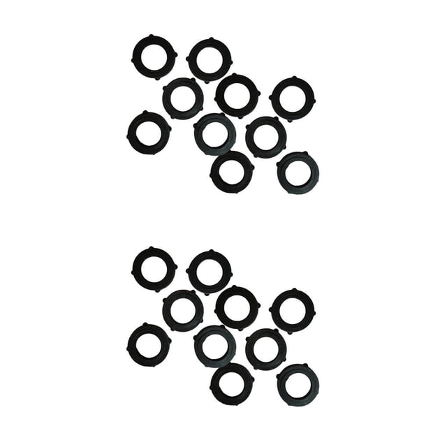 maskred 1 Set Water Pipe Gasket Round Strong Bearing Capacity Perfect Matching Durable Good Sealing Streamlined Design Leather Washer Black 2Set