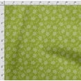 thumbnail image 4 of Soimoi Leaves Printed, Poly Canvas Fabric, Decor Sewing Fabric by The Yard 56 Inch Wide,Decorative Fabric for Curtains Tote Bags, Pear Green, 4 of 5