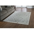 thumbnail image 5 of Linon Home Décor Jewel Area Rug Collection, Beige and Blue, 5' x 7.6', 5 of 7