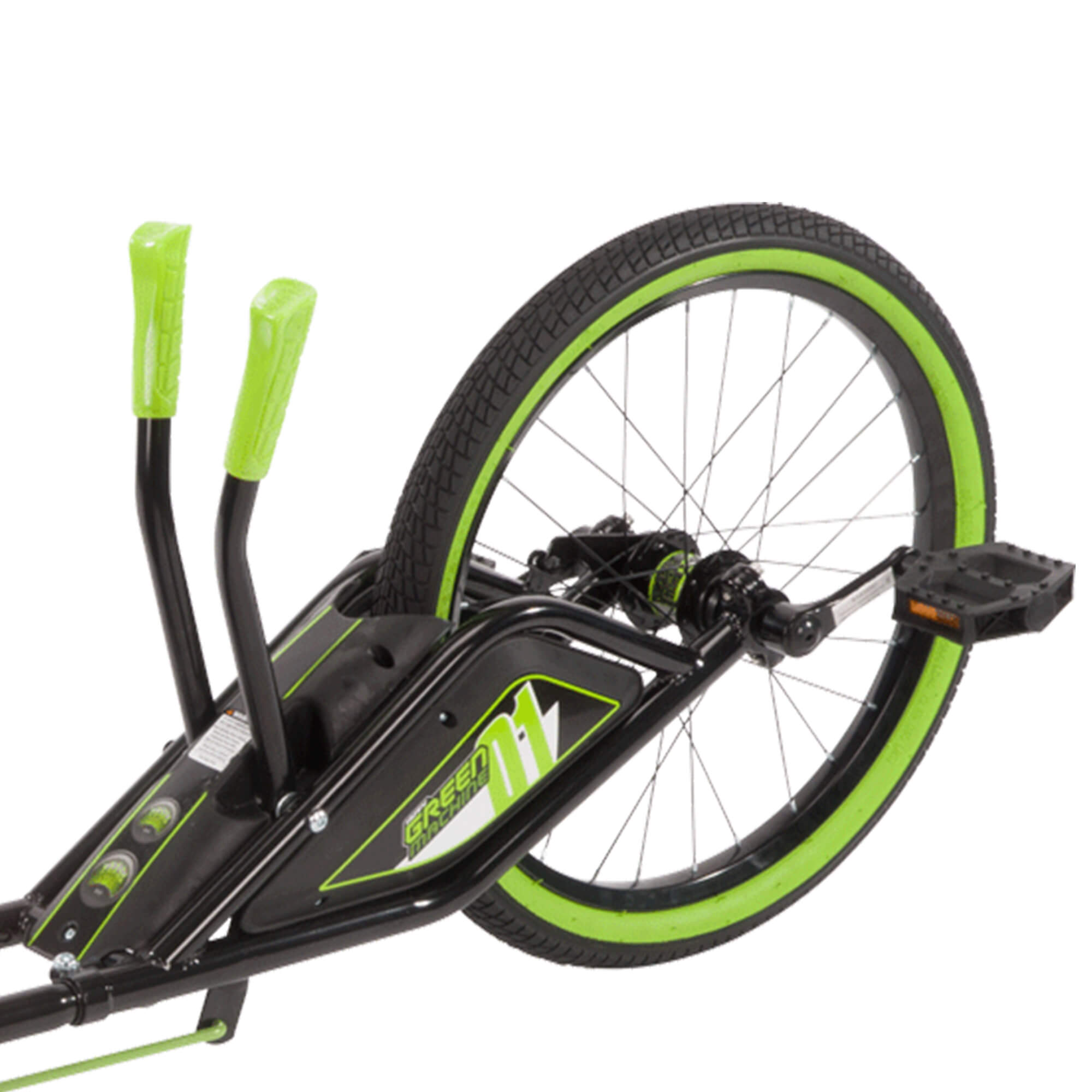 Huffy Green Machine RT 20-Inch 3-Wheel Tricycle in Green and Black - image 3 of 4