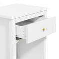 thumbnail image 5 of PAPROOS Nightstand, End Table Side Table with Wooden Drawer, Bedside Table for Bedroom, Closet, Dorm, White - 1PC, 5 of 12