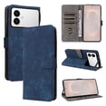 thumbnail image 1 of Phone Wallet Case for Samsung Galaxy S26 Edge with Stand - Leather Folio Cover & Card Slots Blue, 1 of 5