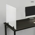 thumbnail image 2 of ToppiJoy 2pcs Acrylic Screen Free Standing, Frosted Clear Acrylic Divider, Dividers for Desk Privacy Home & Office 24*18in, 2 of 9