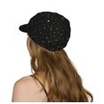 thumbnail image 2 of Top Headwear Glitter Sequin Square Newsboy Hat - Negro TOP HEADWEAR Sombrero de periódico, 2 of 2